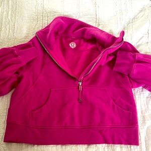 Lululemon XS/S Scuba Oversized Funnel-Neck Half Zip